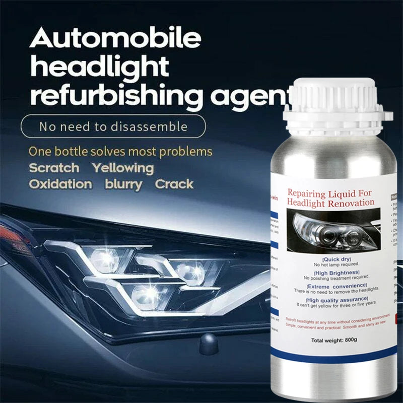800ML Car Headlight Repair Fluid Headlight Polishing Restoration Chemical
