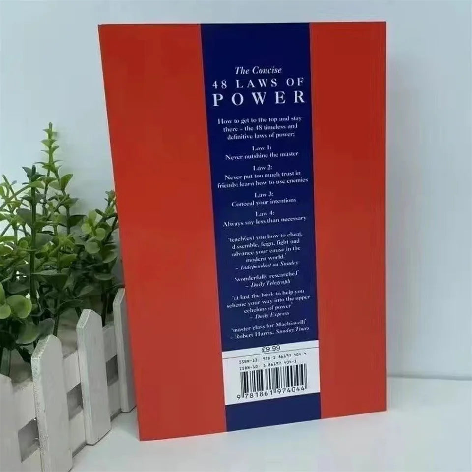 The Concise 48 Laws of Power by Robert Greene – Political Leadership & Motivation English Book