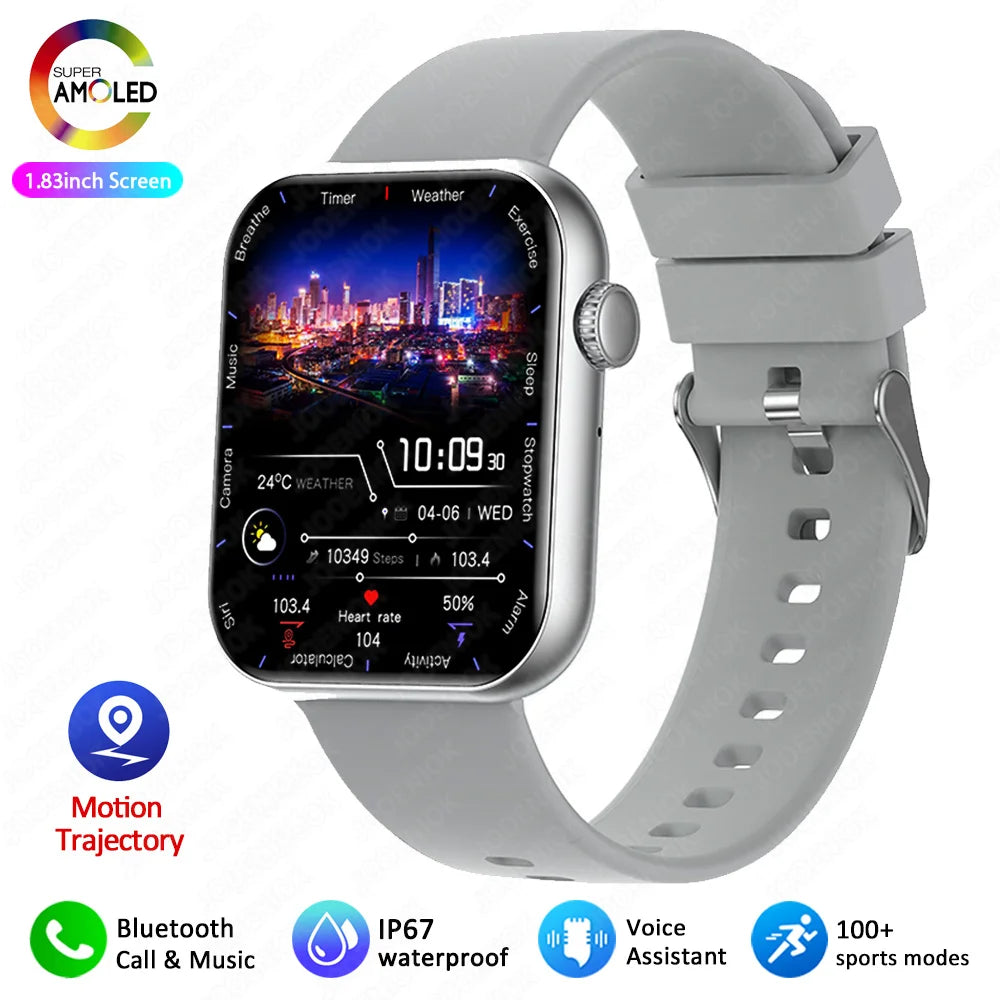 2025 New Smart Watch for Women – Full Touch Screen, Bluetooth Call, AI Voice, Heart Rate, Waterproof Sports Smart Bracelet