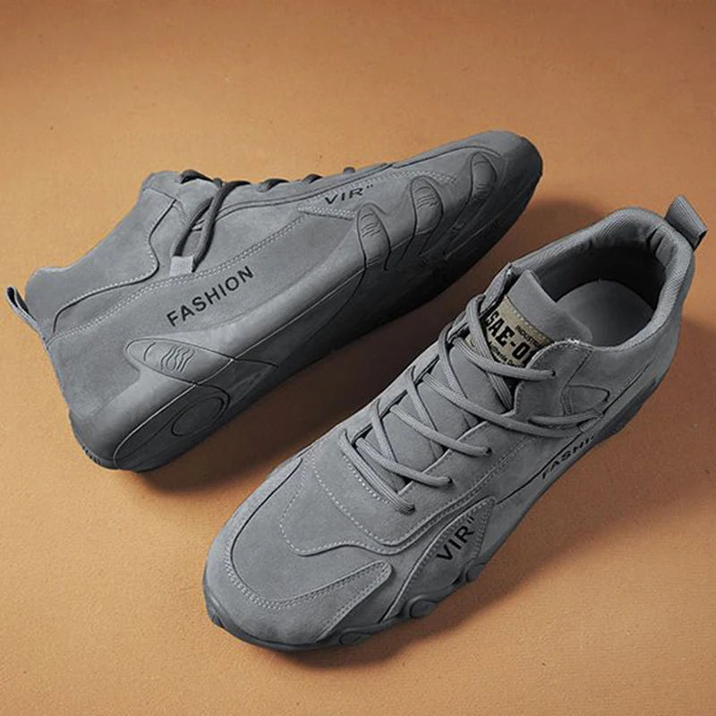 Men’s Breathable Non-Slip Work Shoes – Fashion Sneakers for Outdoor Walking & Skateboarding