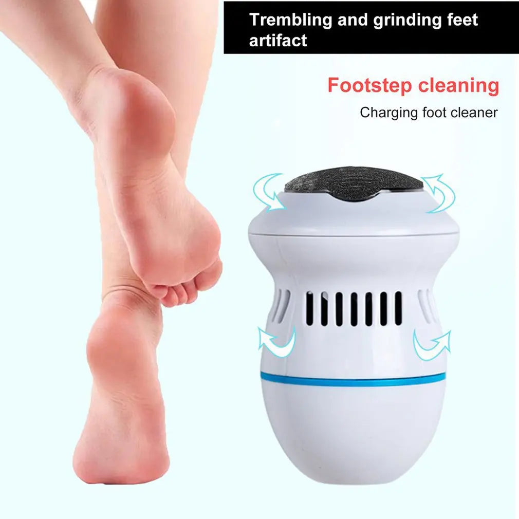 Electric Foot File – Rechargeable Professional Pedicure Tool for Dead Skin, Callus & Cracked Heel Care
