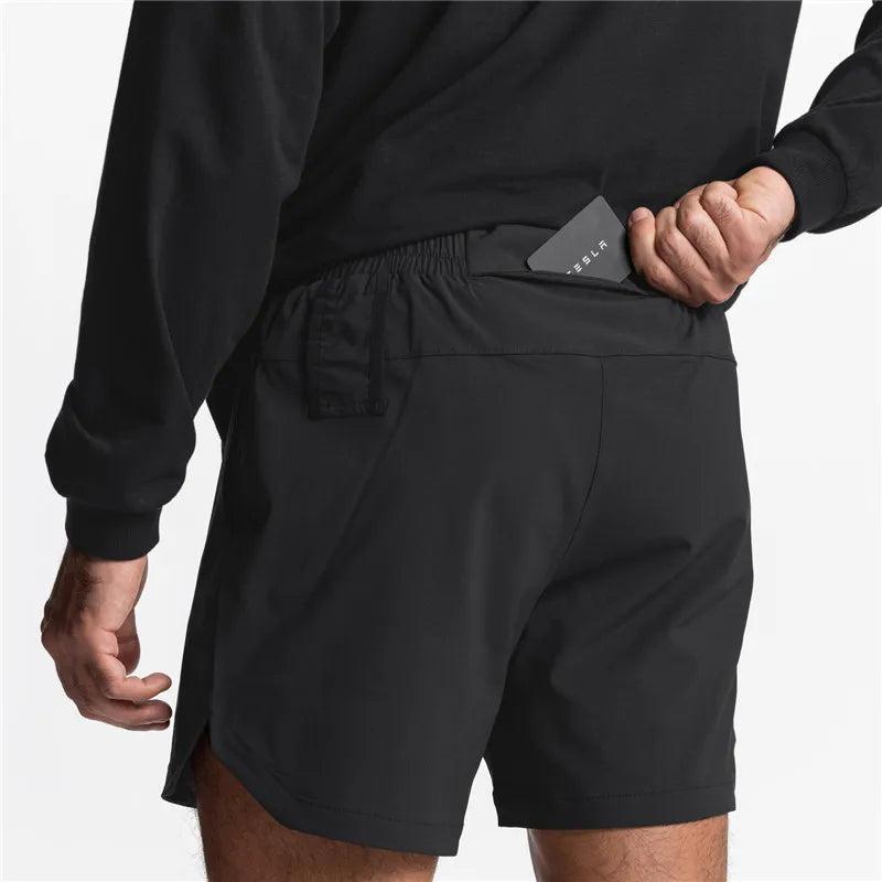 Men’s 2025 Running Shorts – Quick Dry Gym, Jogging & Fitness Summer Sportswear