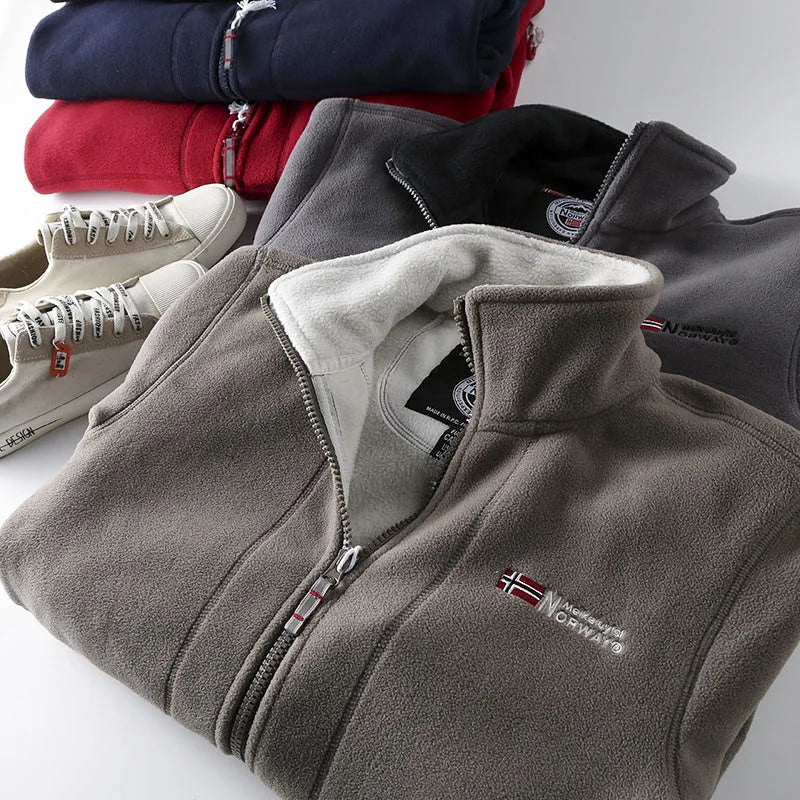 FGKKS Men’s Thickened Wool Jacket – 2023 High-Quality Warm Casual Fashion Coat