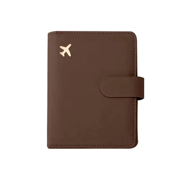 Leather Passport Holder – Waterproof Travel Wallet for Men & Women