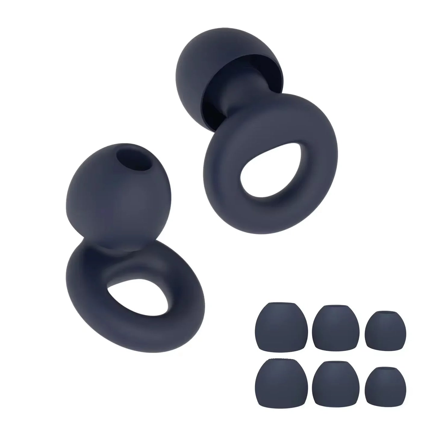 HUAK  03 Silicone Earplugs • Swimming & Sleep • Noise Reduction • Soundproof Hearing Protection • Reusable Loop Earplugs