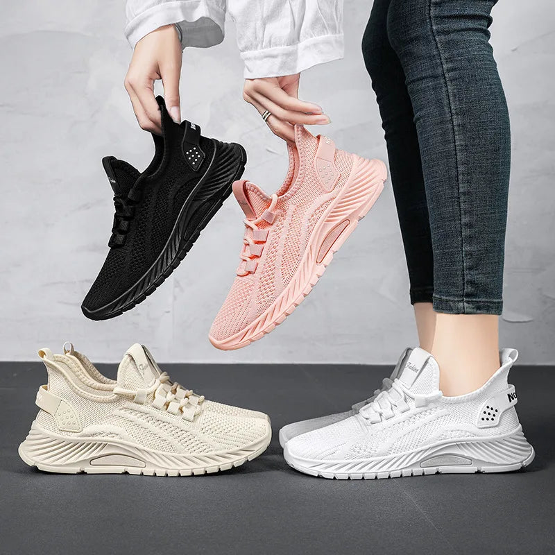Women’s Summer 2025 Casual Sneakers – Breathable Mesh, Lightweight & Affordable