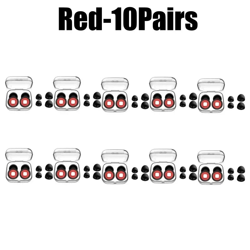 Silikon-Ohrstöpsel • Schwimmen &amp; Schlafen • Geräuschunterdrückung • Schalldichter Gehörschutz • Wiederverwendbare Ohrstöpsel mit Schlaufe