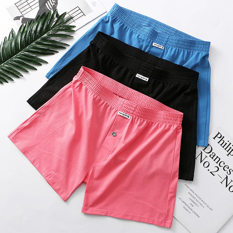 3PCS Men's Casual Sports Shorts | Breathable Loose Gym & Sleepwear Bottoms | Comfortable Loungewear 3XL