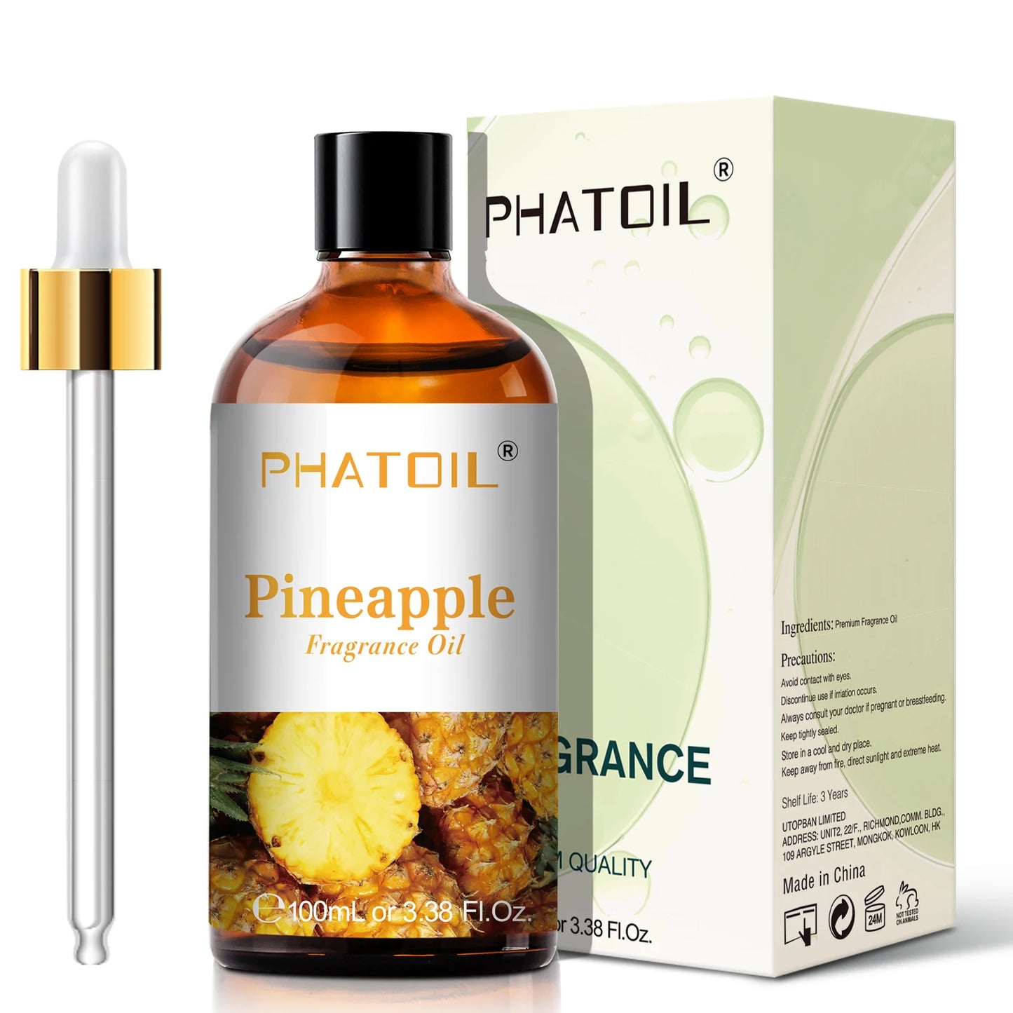 PHATOIL 100ml Sweet Fruity Fragrance Oil – Coconut, Vanilla, Strawberry & More for Diffusers & Candles