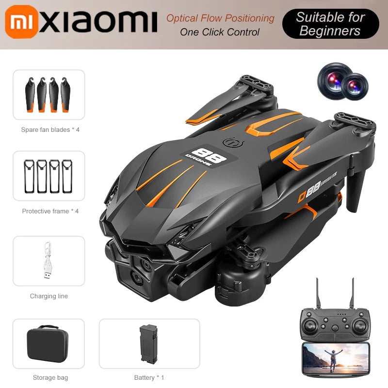 Xiaomi D88 8K Dual Camera GPS Drone | 5G WiFi VR FPV Aerial Photography Quadcopter with Brushless Motor & Intelligent Obstacle Avoidance