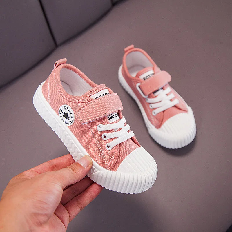 Children's Canvas Shoes | Soft Sole Breathable Non-Slip Sneakers for Boys & Girls