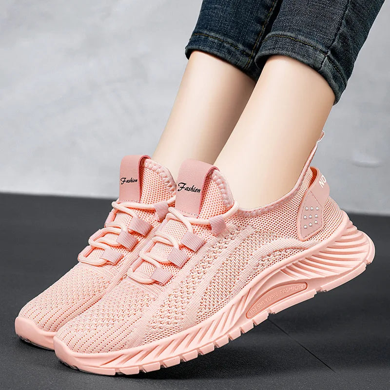 Women’s Summer 2025 Casual Sneakers – Breathable Mesh, Lightweight & Affordable