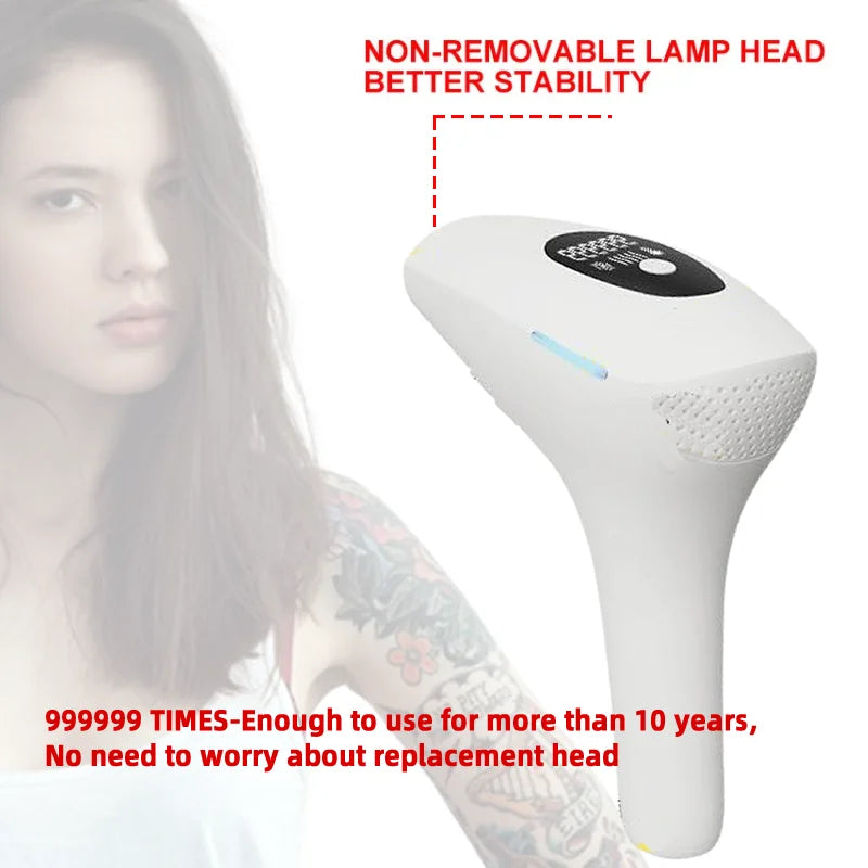 IPL Laser Epilator for Women & Men | Electric Hair Removal, Shaver & Trimmer for Home Use