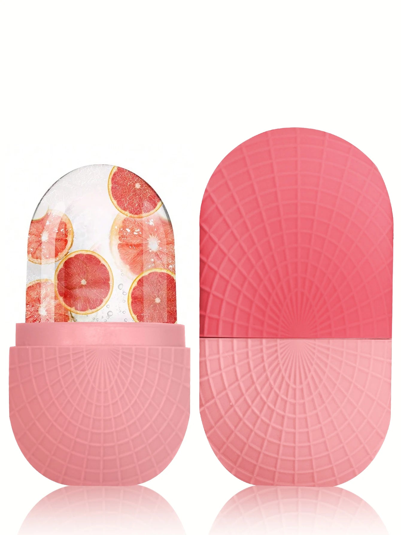 بكرة ثلج للوجه والعينين - قالب ثلج سيليكون، أداة تبريد وشد للعناية ببشرة الوجه قابلة لإعادة الاستخدام