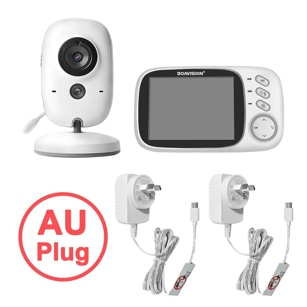VB603 Video Baby Monitor – 2.4G Wireless with 3.2-Inch LCD Screen, Two-Way Audio Talk, Night Vision & Security Camera Babysitter