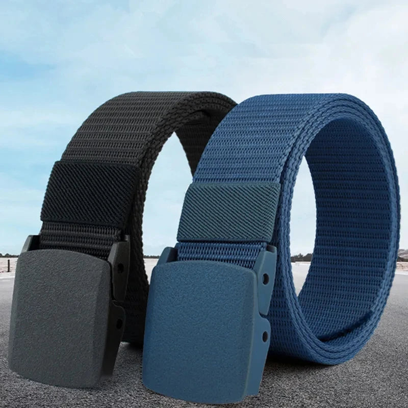 Men’s Adjustable Tactical Belt – Unisex Outdoor Travel Waist Belt 120cm
