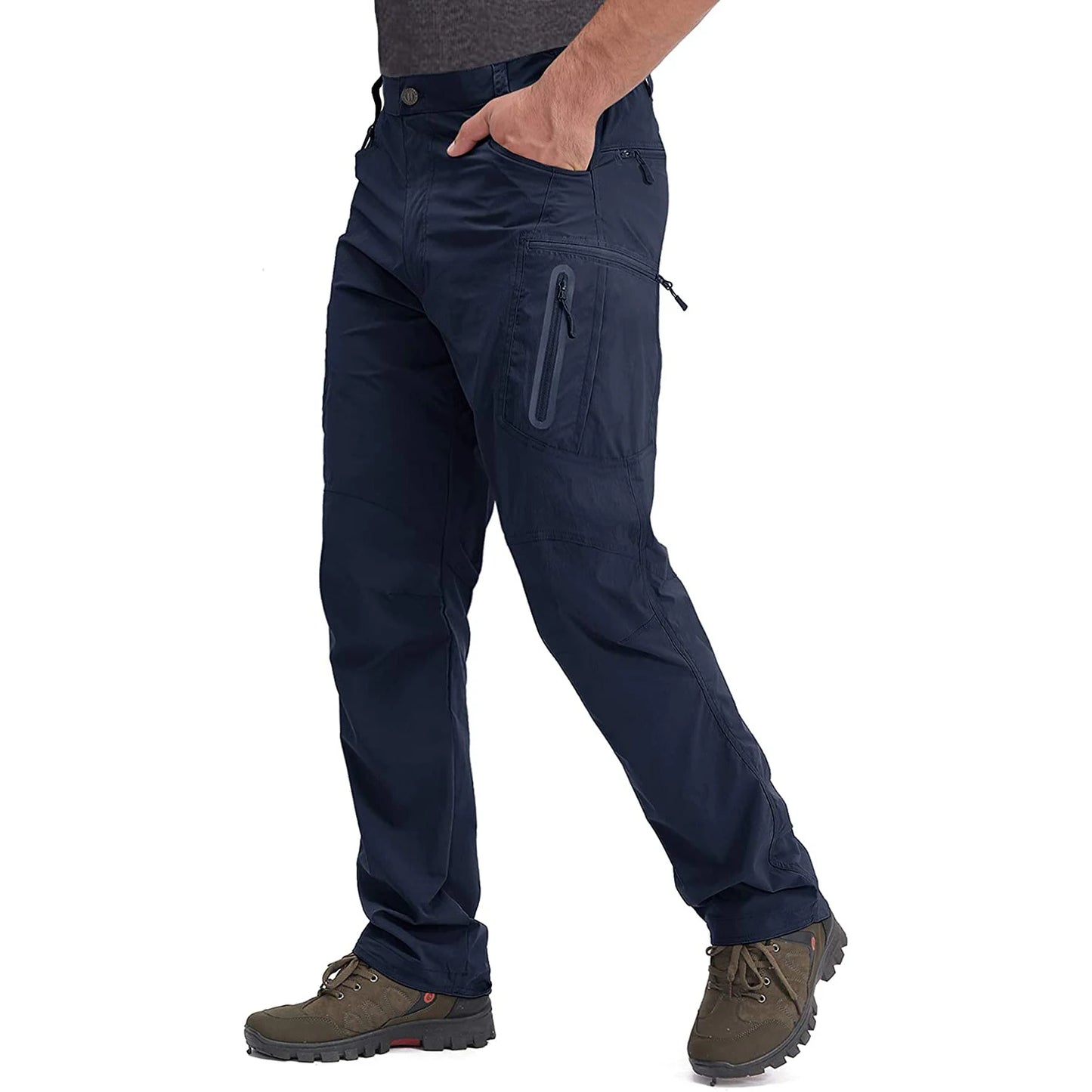 TACVASEN Lightweight Quick-Dry Cargo Pants – Men’s Summer Outdoor Hiking & Fishing Trousers