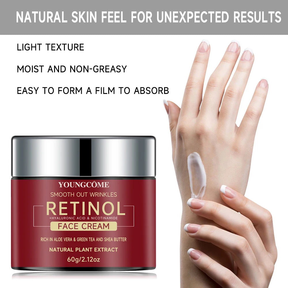 Retinol Lifting & Firming Face Cream – Repairing, Moisturizing, Brightening & Anti-Aging Skin Care