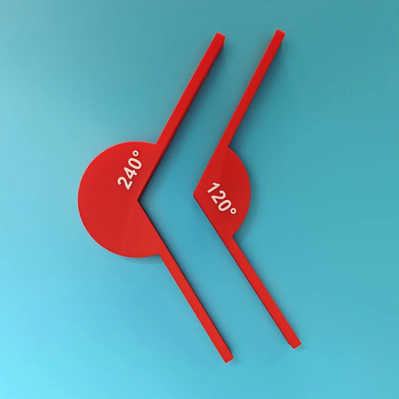 Math Teaching Aids – Geometric Angle Measurement Tools for Educational Learning & Angle Recognition