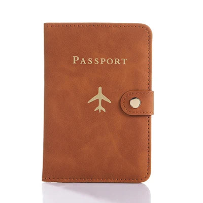 Leather Passport Holder – Waterproof Travel Wallet for Men & Women