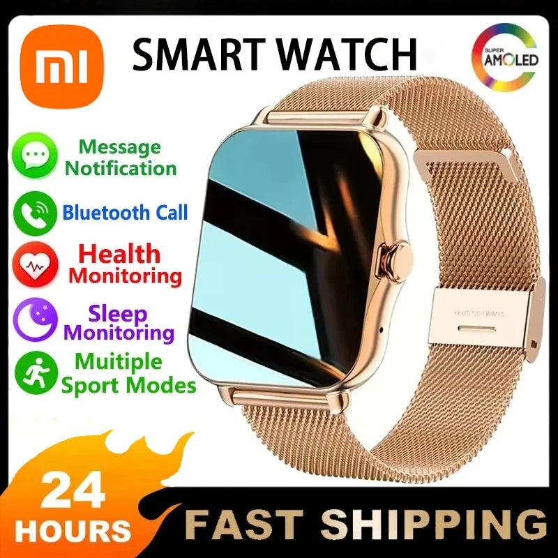Xiaomi New Smart Watch for Men & Women – Bluetooth Call, Sports Fitness, Android & iOS Compatible
