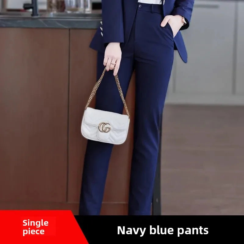 Damen-Langarmanzug-Set – Hochwertige, professionelle Arbeitskleidung für Herbst und Winter