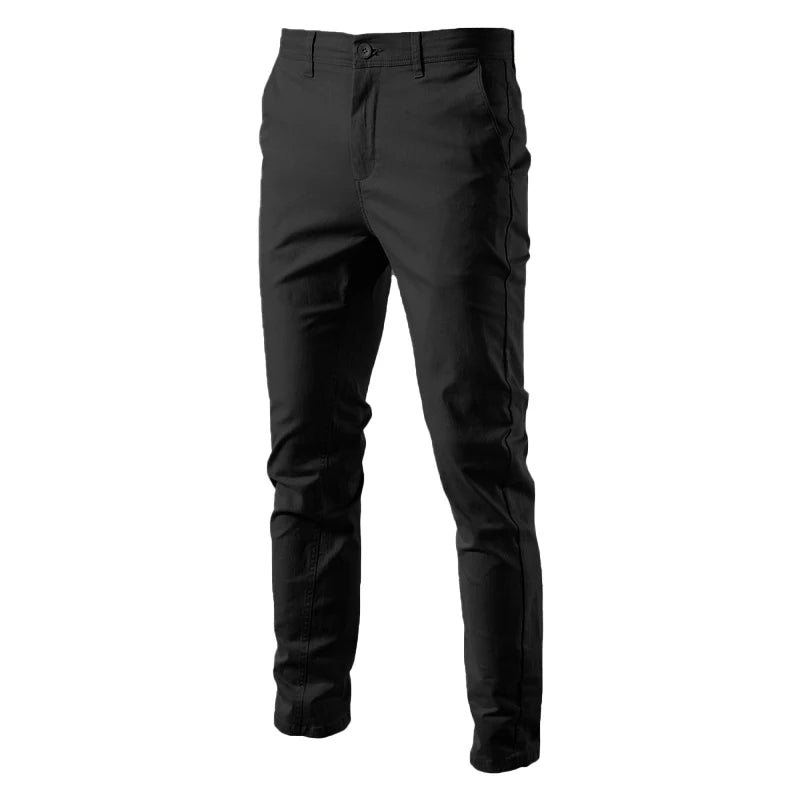 AIOPESON Casual Cotton Men Trousers | Solid Color Slim Fit | New Spring Autumn High Quality Classic Business Pants