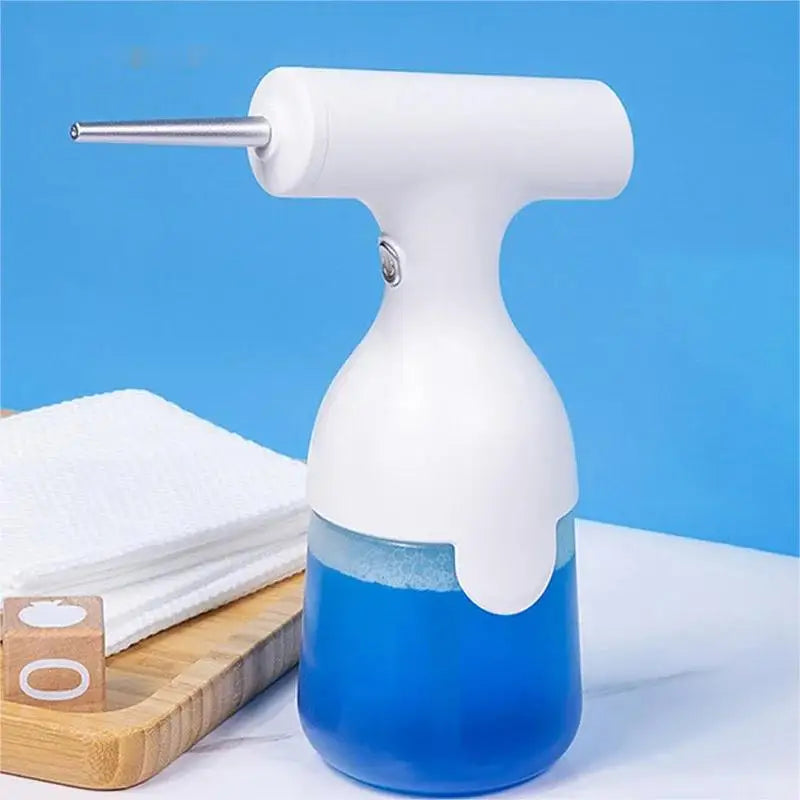 Electric Foam Dispenser Gun • Automatic Continuous Foaming Soap Pump • For Shampoo, Face Wash & Detergent
