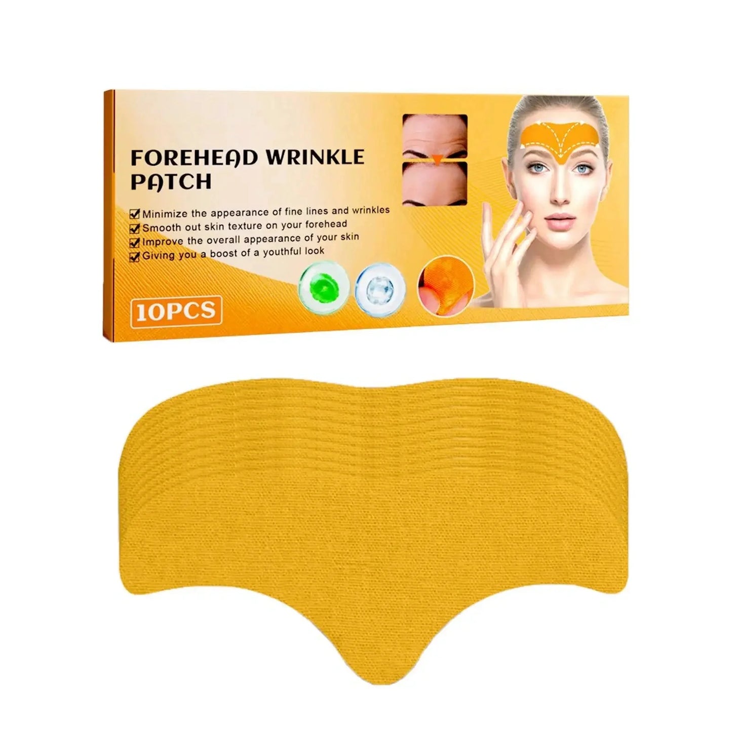 10pcs Wrinkle Patch – Face Lifting & Firming Cheek Patches for Wrinkles, Drooping Skin & Smile Lines