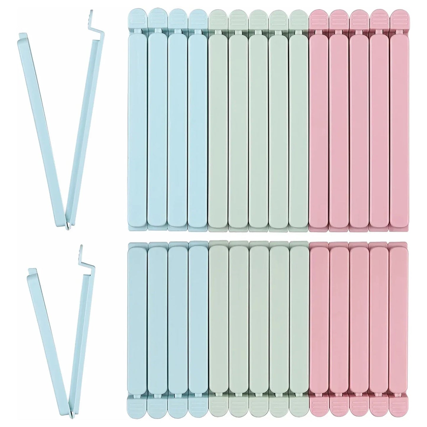 5/10/20Pcs Kitchen Storage Bag Clips – Portable Food Snack Sealer Clamps, Plastic Sealing Tool for Home Kitchen