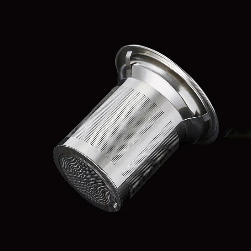 Heat-Resistant Glass Teapot – Clear Kettle with Stainless Steel Infuser & Filter