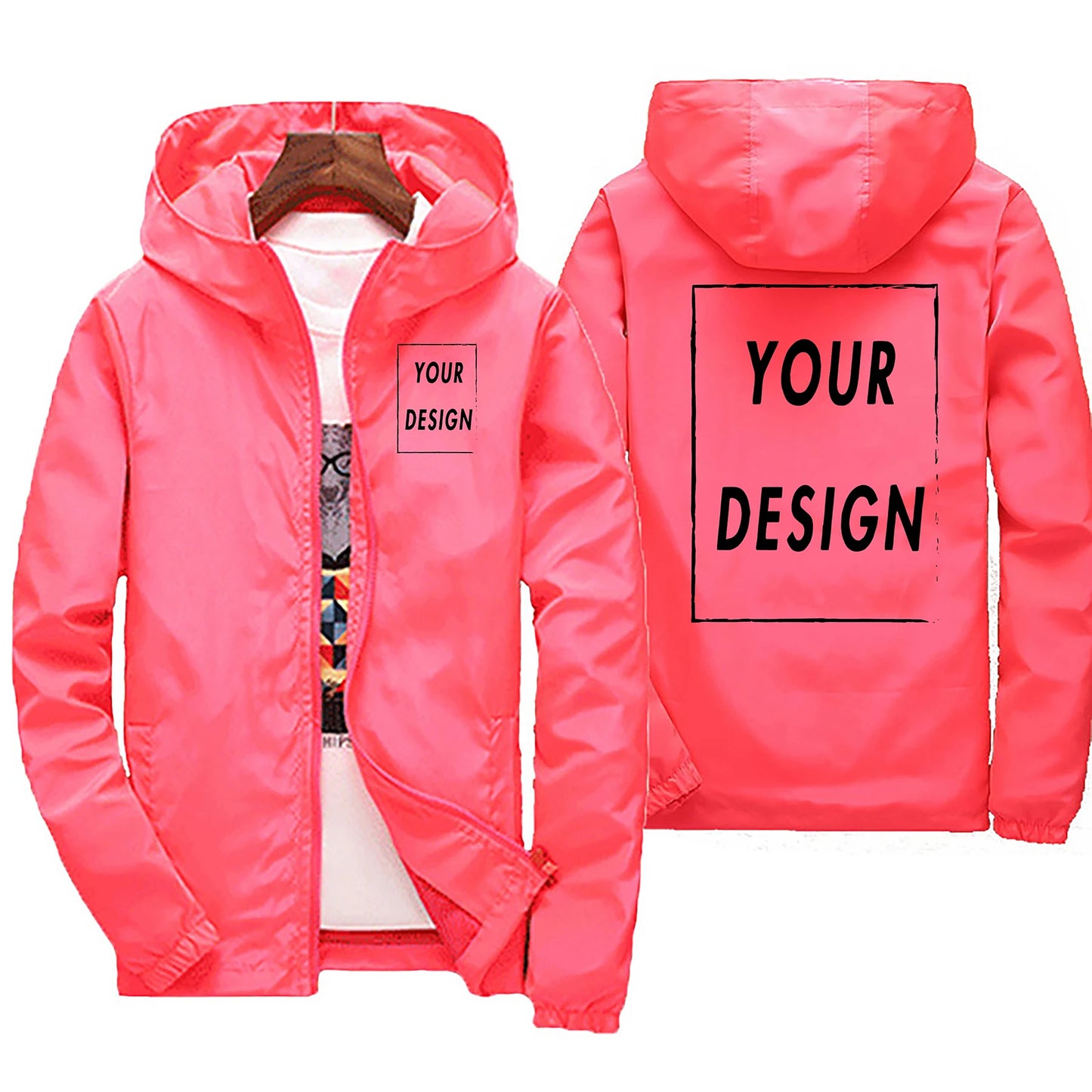 Men’s Autumn Waterproof Windbreaker – Warm Big Size 6XL Custom Logo Outdoor Jacket