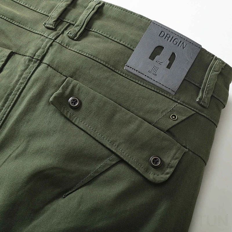 KSTUN Business Casual Pants For Men | Cotton Stretch Straight Regular Fit | High Quality Brand Men's Clothing, Big Size Trousers