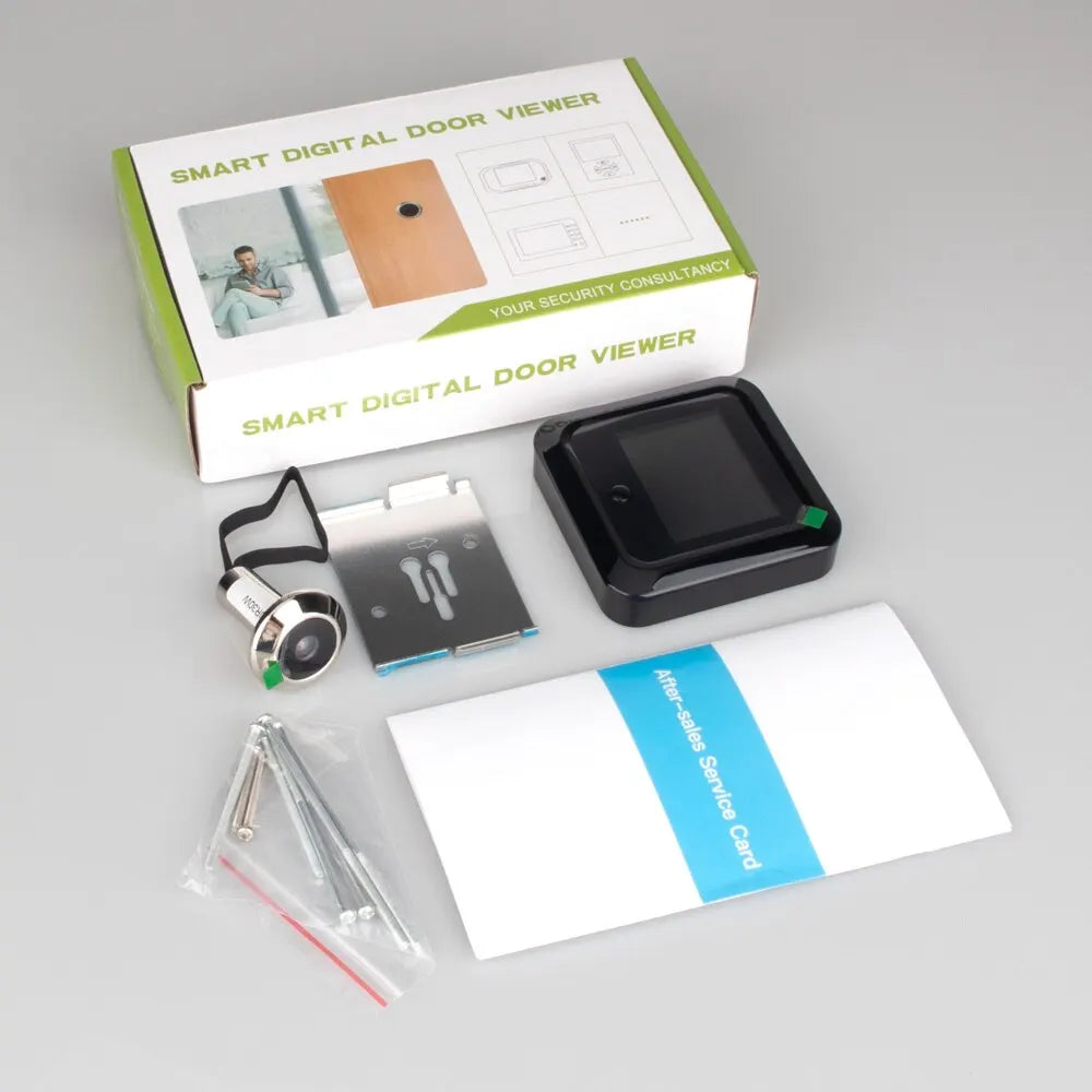 2.4-Inch Smart Digital Door Viewer – 120° Wide-Angle Peephole Camera with 300,000 Pixels & HD Security Monitor