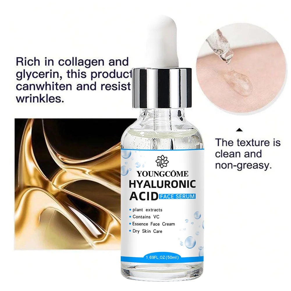 Hyaluronic Acid Facial Essence – Deep Moisturizing Korean Skincare Serum for Hydration & Smooth Skin