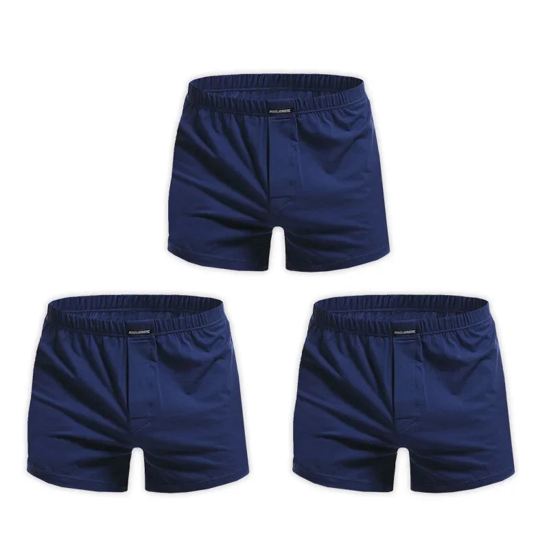 3PCS Men's Boxer Shorts | Arrow Pants Style Comfortable Loose Home Sleepwear | Skin-Friendly Pajama Underwear