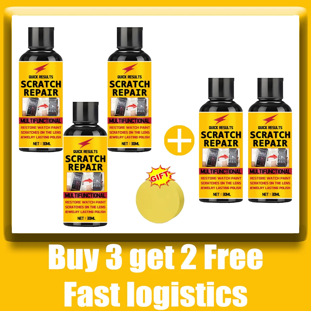 Glass Scratch Repair Paste for Windshields, Bathroom Glass Doors & Windows Polishing Restoration Paste