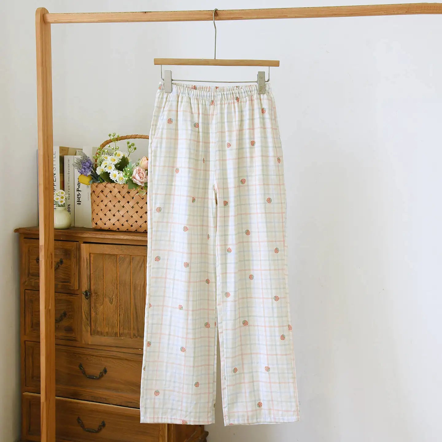 2025 Women's Cotton Sleep Pants | Spring & Autumn Multi-Color Printed Loose Home Bottoms | Large Size Pajamas