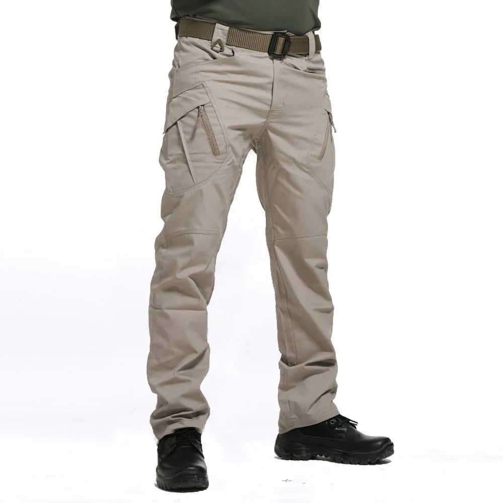 City Tactical Cargohose – Outdoor-Wanderhose mit Tarnmuster, Militär-Jogginghose mit vielen Taschen