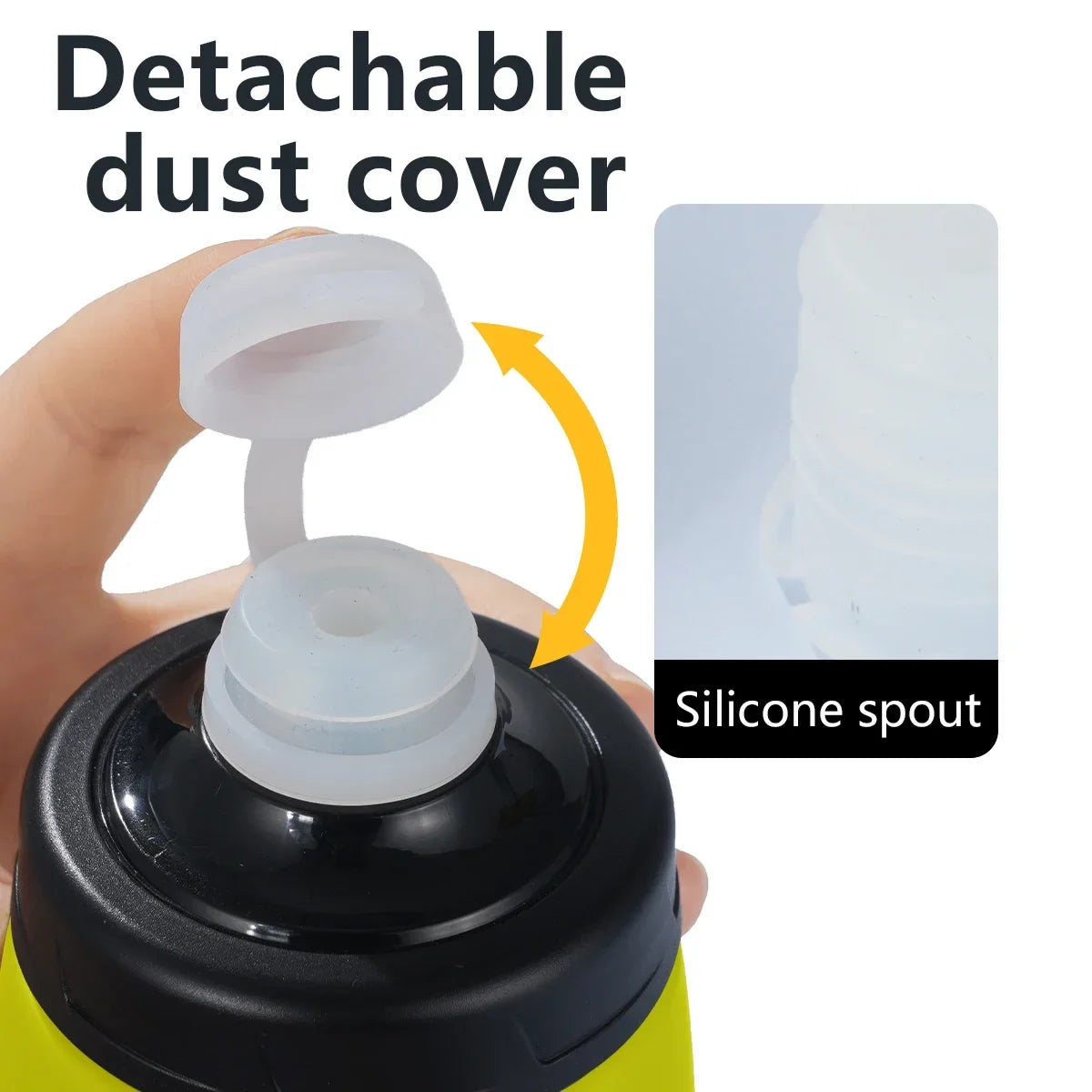 زجاجة مياه رافا لركوب الدراجات - زجاجة رياضية خفيفة الوزن مقاومة للتسرب وقابلة للضغط 620 مل/750 مل