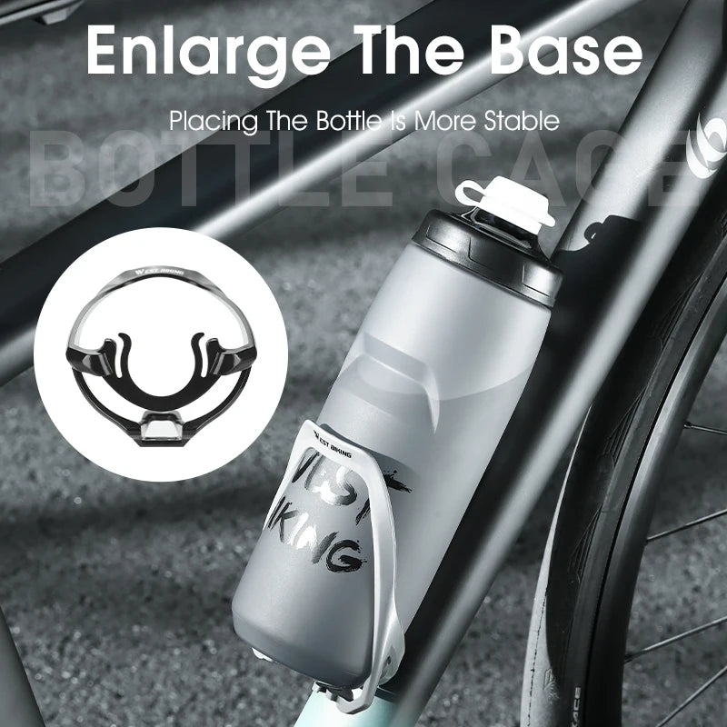 حامل زجاجات مياه متعدد الألوان من ويست بايكينج - خفيف الوزن، عالي المتانة، مناسب لركوب الدراجات الجبلية والطرق