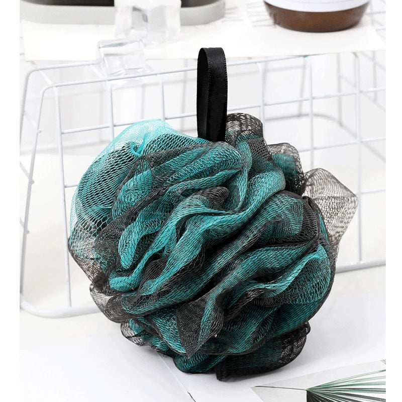 3-Pack Large PE Bath Balls – Soft Mesh Shower Pouf for Gentle Cleansing & Rich Lather