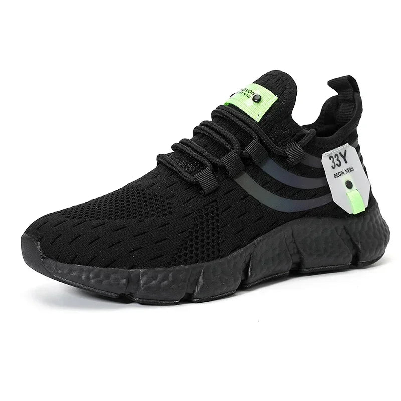 أحذية رياضية رجالية فاخرة من العلامة التجارية - أحذية كاجوال مريحة وجيدة التهوية للجري والمشي