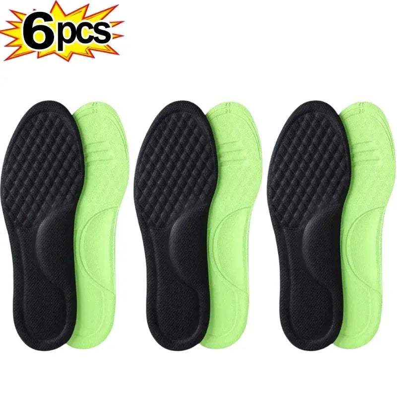 2/10pcs Soft Memory Foam Orthopedic Insoles – Antibacterial, Sweat-Absorbing Shoe Inserts for Sports & Daily Comfort