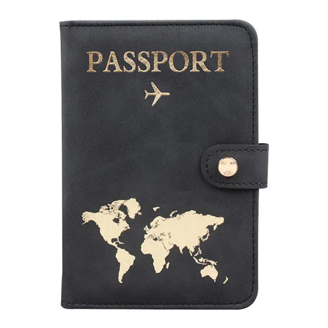 Travel Passport Holder & Card Wallet – Essential Organizer for Men & Women