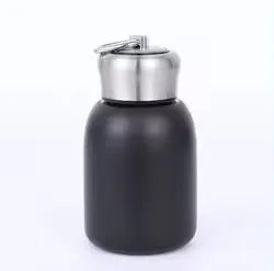 كوب سفر معزول من الفولاذ المقاوم للصدأ سعة 300 مل - كوب مشروبات ساخنة وباردة للتخييم والسفر