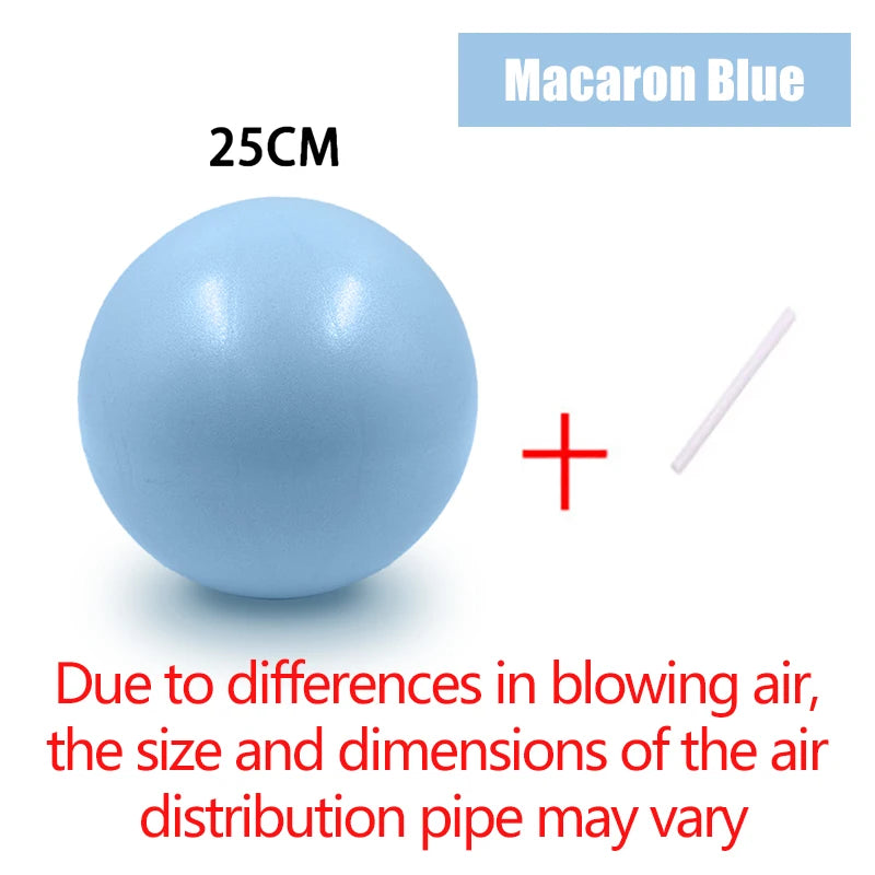 Women's Yoga Fitness Ball | Thickened Anti-Explosion Pilates Ball – 25/55/75cm for Leg & Hip Workouts