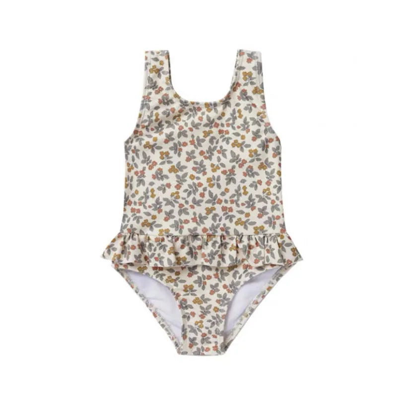 2025 Kids Girls One-Piece Swimsuit Cute Print Bikini Set Summer Swimwear