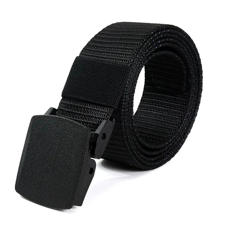 Men’s Adjustable Tactical Belt – Unisex Outdoor Travel Waist Belt 120cm