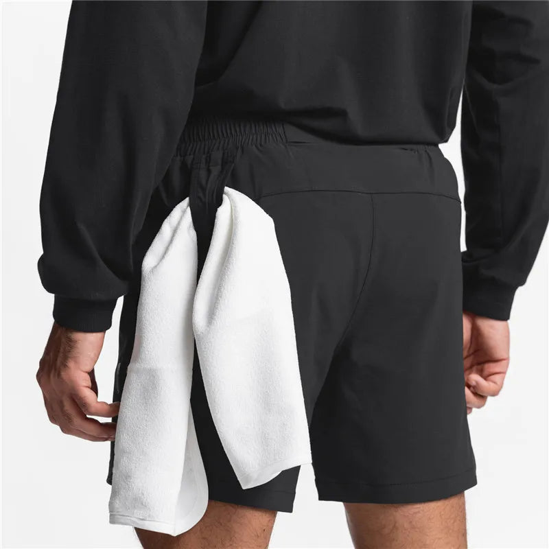 Men’s 2025 Running Shorts – Quick Dry Gym, Jogging & Fitness Summer Sportswear